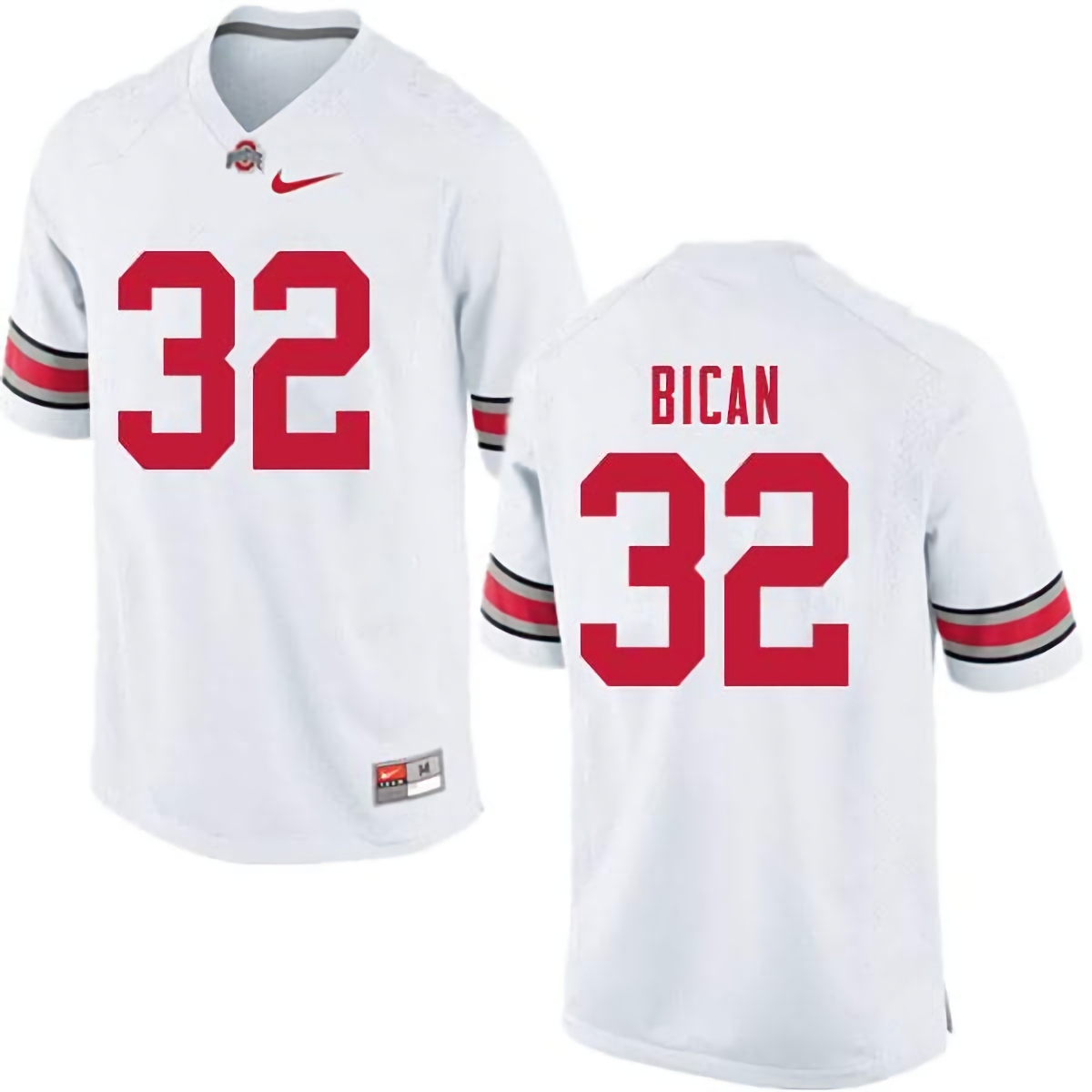 Luciano Bican Ohio State Buckeyes Men's NCAA #32 Nike White College Stitched Football Jersey JPG3756AB